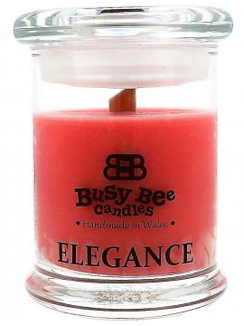 Busy Bee Candles Elegance praskající svíčka Crisp Red Apple