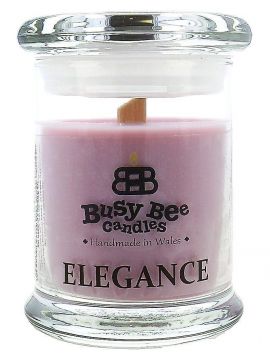 Busy Bee Candles Elegance praskající svíčka Kiwi s melounem