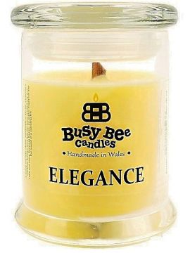 Busy Bee Candles Elegance praskající svíčka Vánoční přání