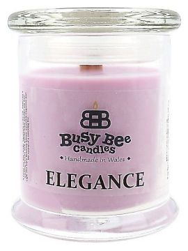 Busy Bee Candles Elegance praskající svíčka Levandulový polštář