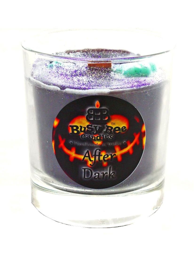 Busy Bee Candles Halloween edice praskající vonná svíčka Po setmění