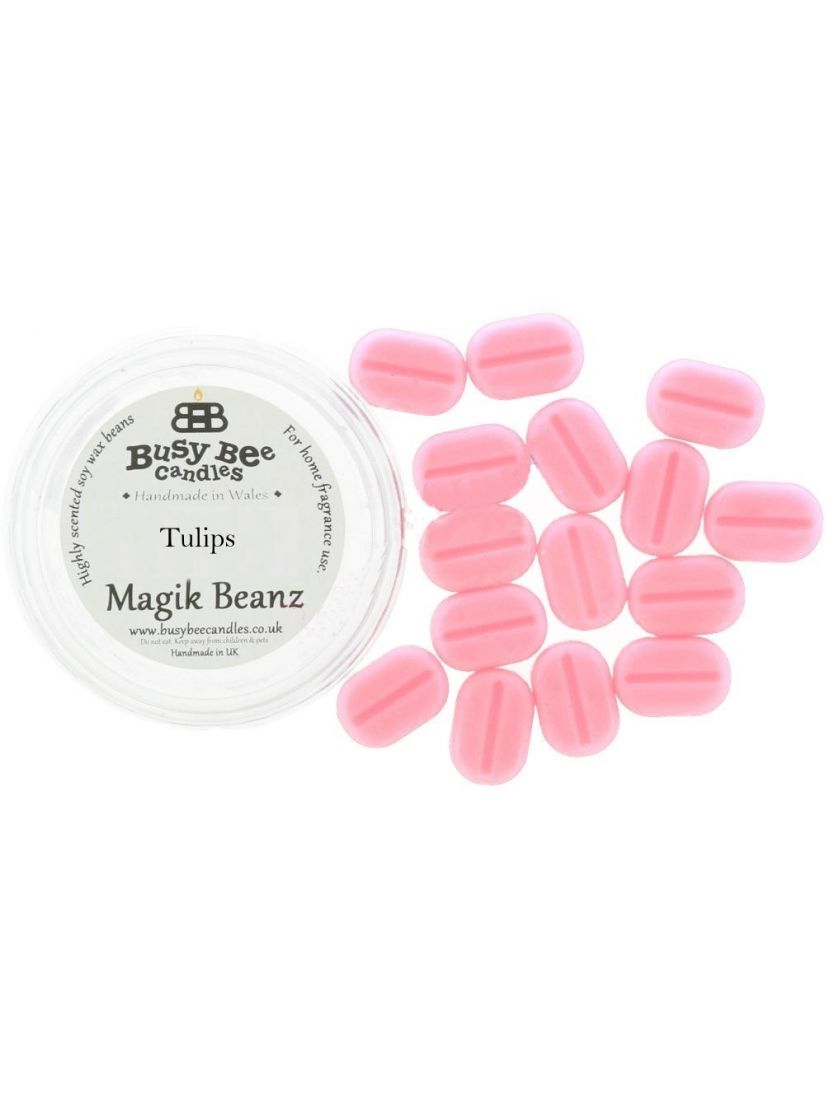 Busy Bee Candles Magik Beanz vonné fazolky Tulipány