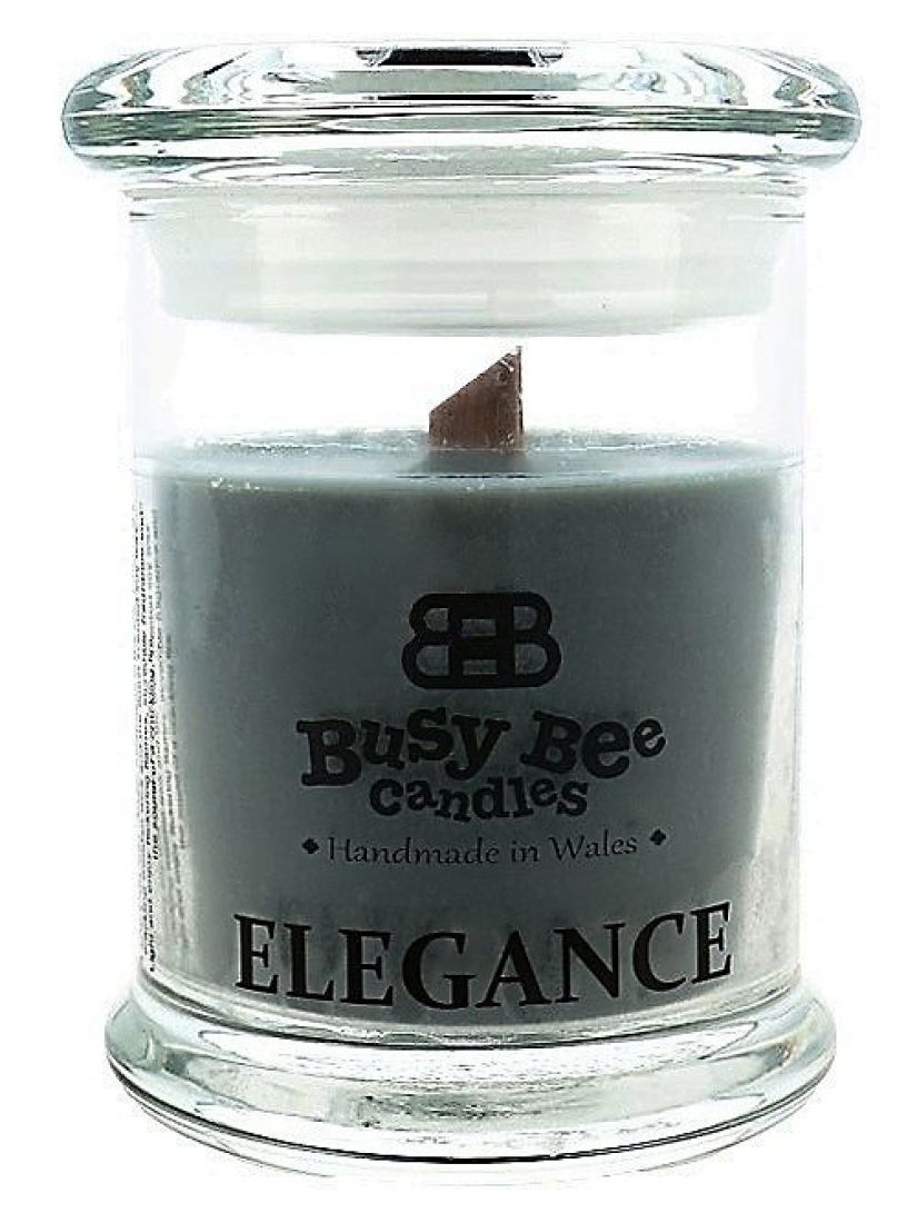 Busy Bee Candles Elegance praskající svíčka Čaj o páté