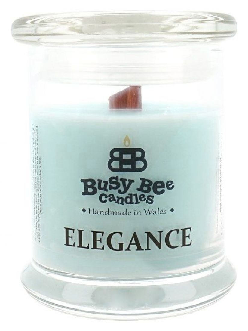 Busy Bee Candles Elegance praskající svíčka Zachumlaná v dece